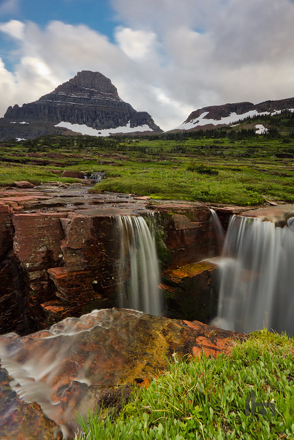 Triple Falls Glacier National Park Montana