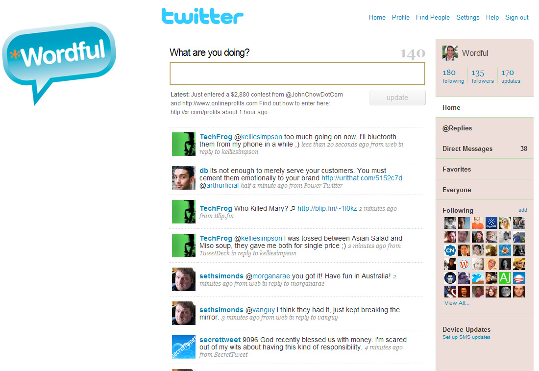 Twitter Sign Up Page