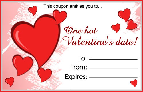 Valentines Day Love Coupons