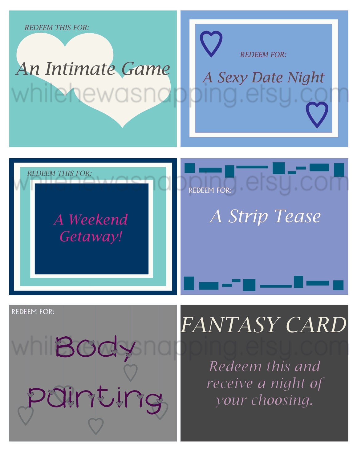 Valentines Day Love Coupons For Her
