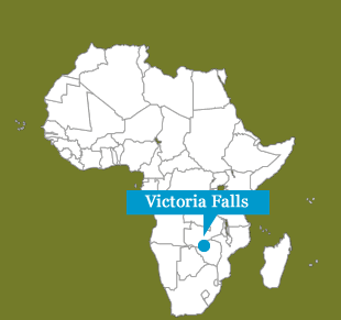 Victoria Falls Map Location