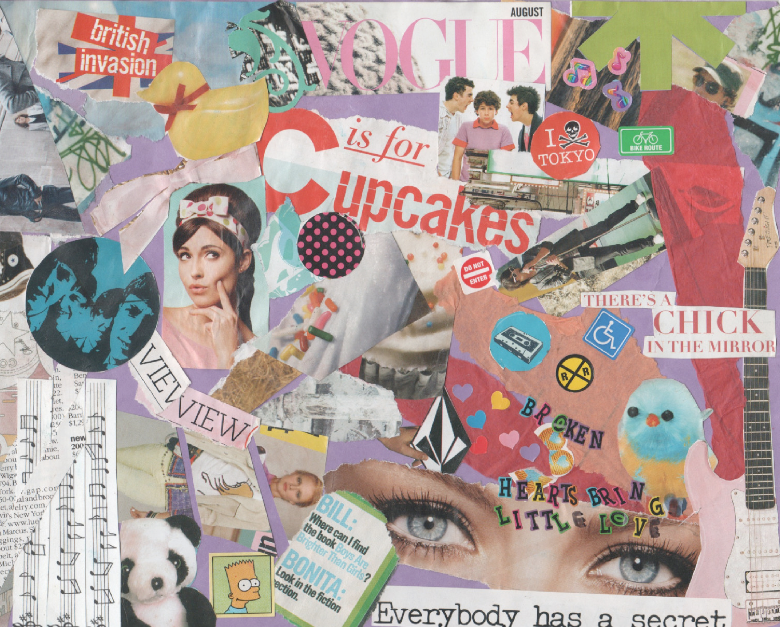 Vogue Magazine Covers Collage