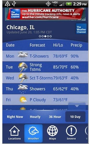Weather Channel App For Android Phone