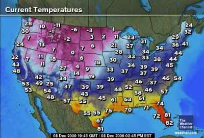 Weather Channel Map Of Us