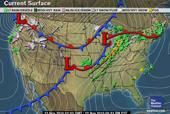 Weather Channel Map Of Us