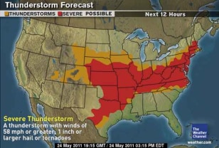Weather Channel Map Of Us