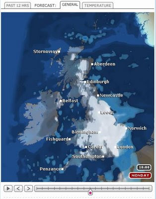 Weather Map Uk Snow