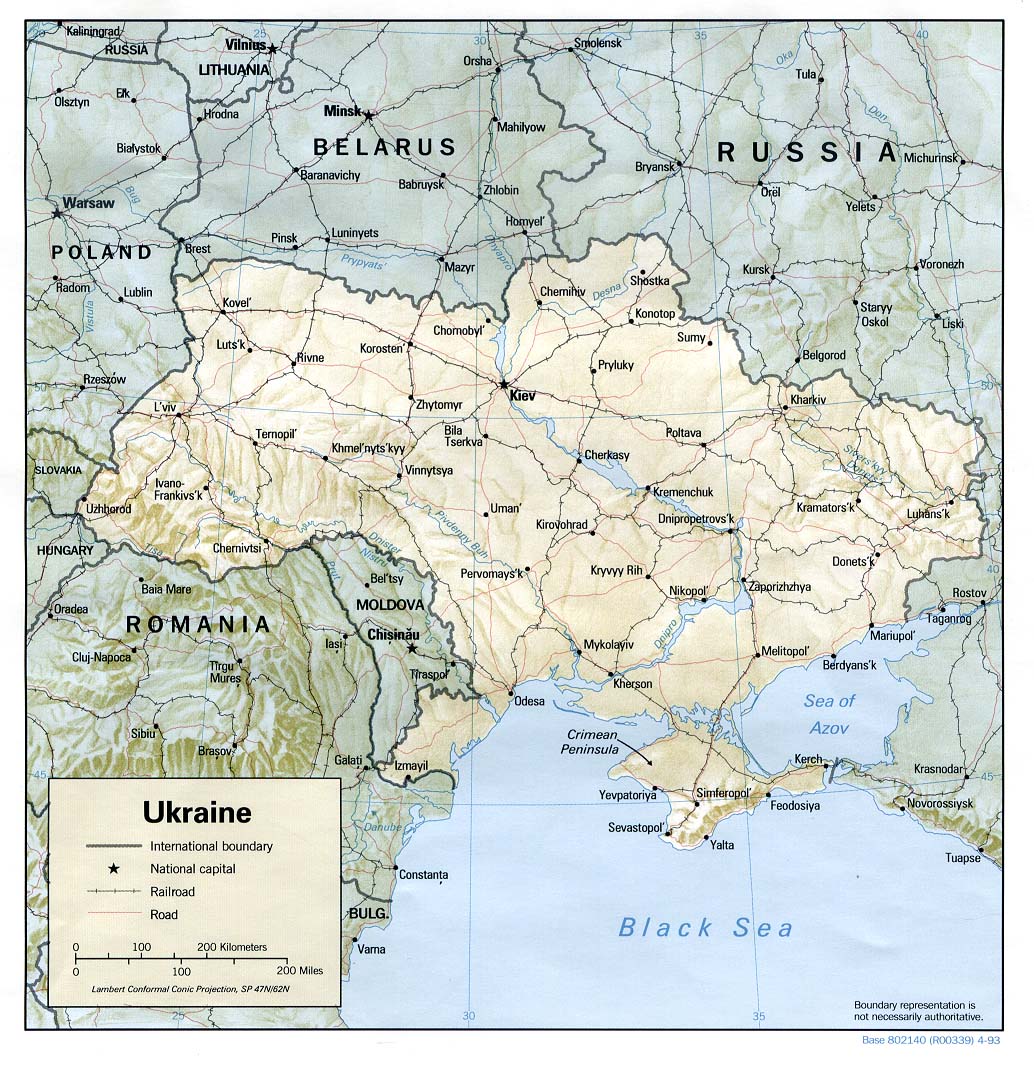 Weather Map Ukraine
