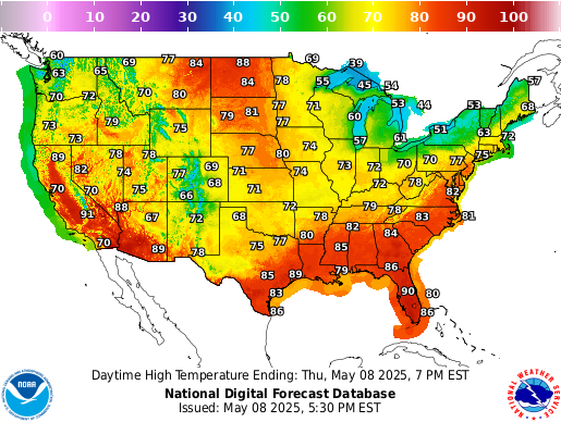 Weather Map With Fronts For Kids