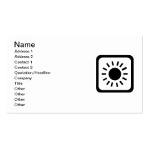 Weather Symbols Sunshine