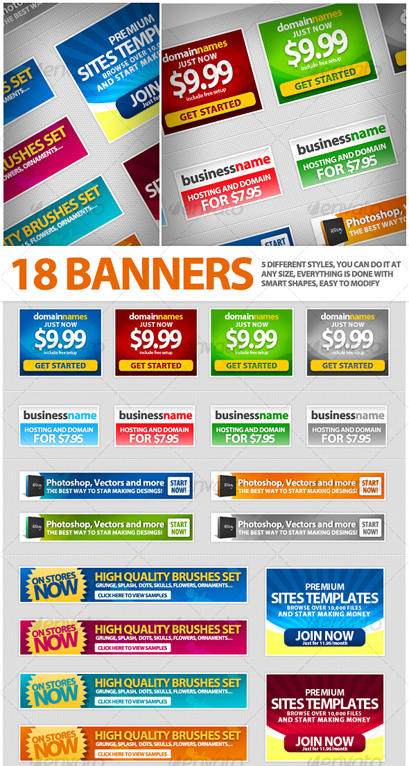 Web Design Banner Psd