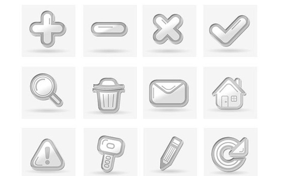 Web Design Icons Psd