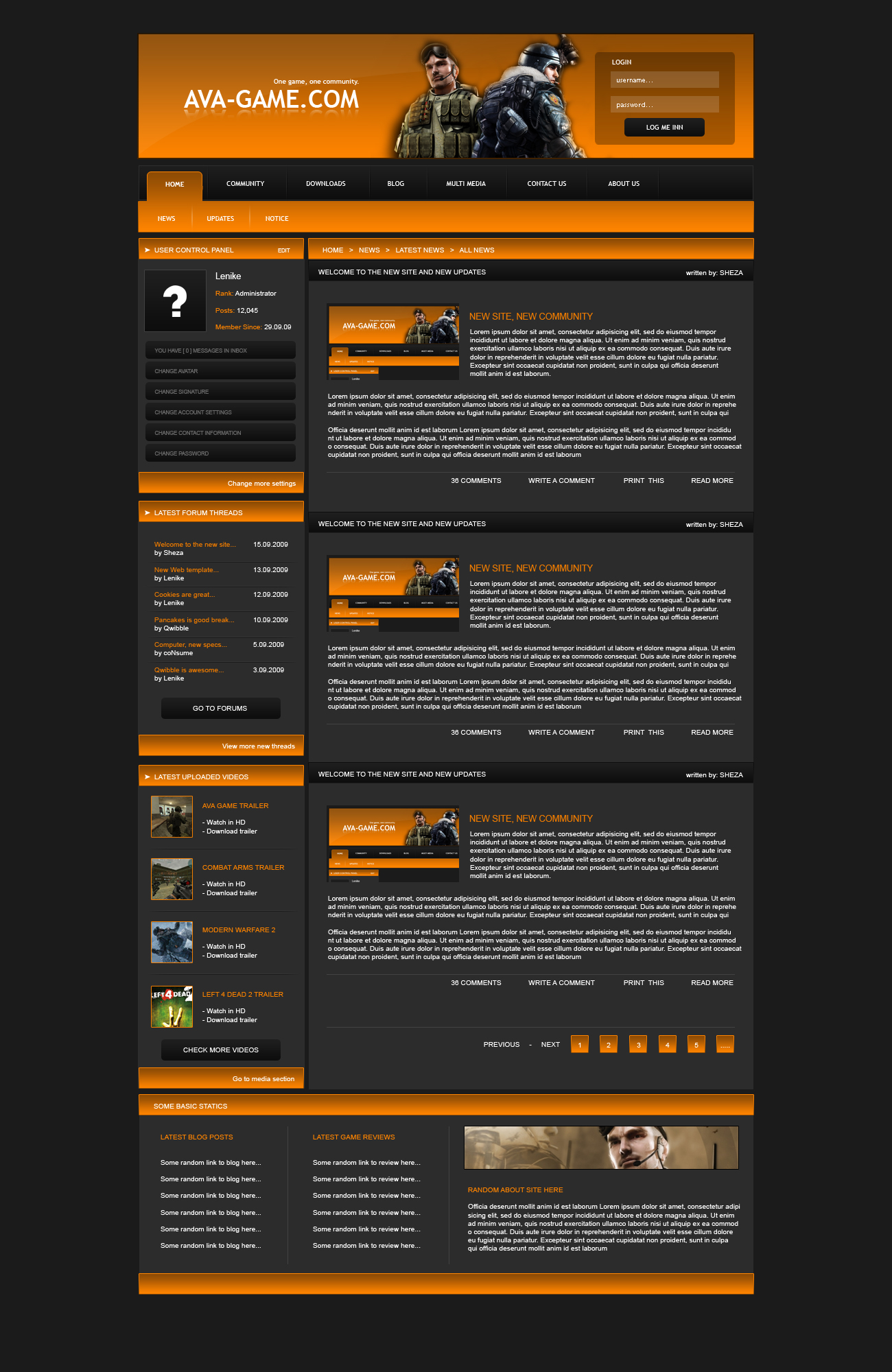 Web Design Layout
