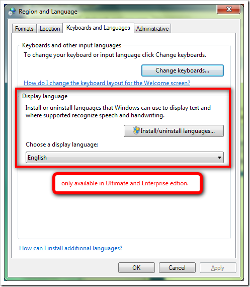 Windows 7 Enterprise Logon Screen