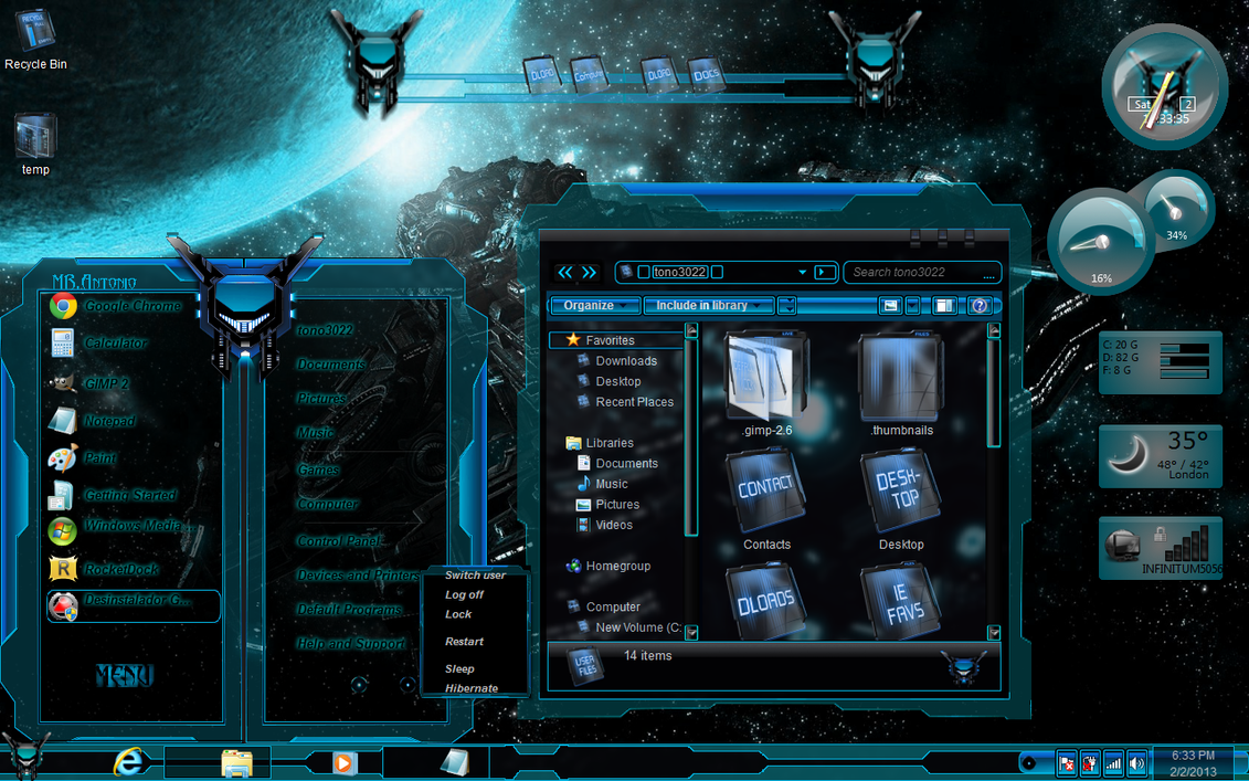 Windows 7 Themes Deviantart
