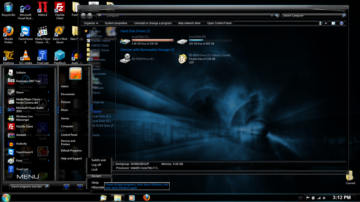 Windows 7 Themes Deviantart