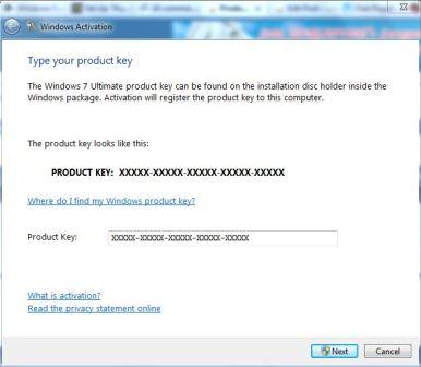 Windows 7 Ultimate Activation Key