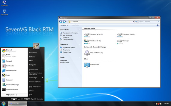 Windows Xp Themes Free Download Black