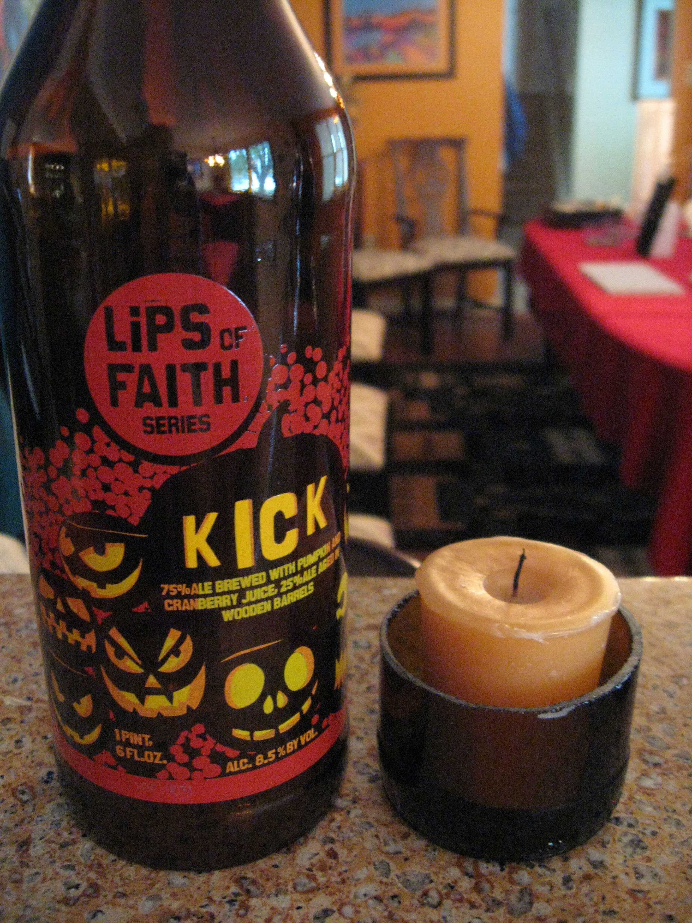 Wine Bottle Crafts With Candles Bottom Cut Off