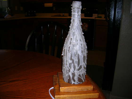 Wine Bottle Crafts With Lights