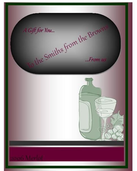 Wine Labels Template