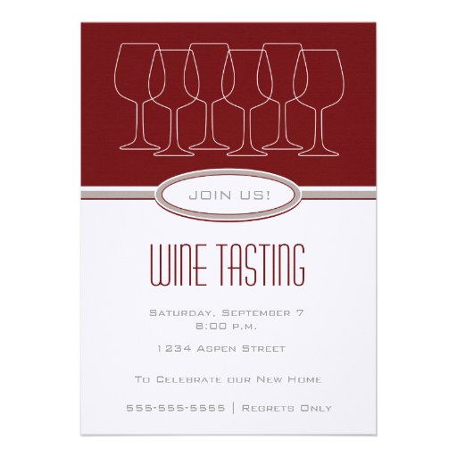 Wine Tasting Invitation