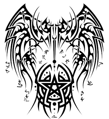 Wings Drawing Tattoo