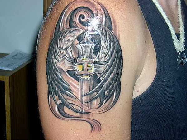 Wings Tattoo On Arm