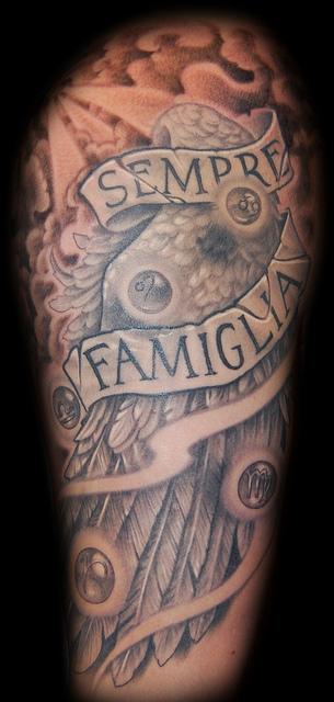 Wings Tattoo On Arm