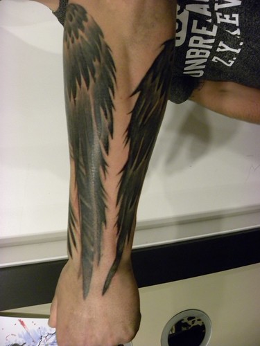 Wings Tattoo On Arm