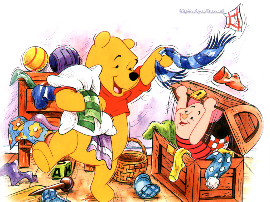 Winnie The Pooh And Friends Wallpaper