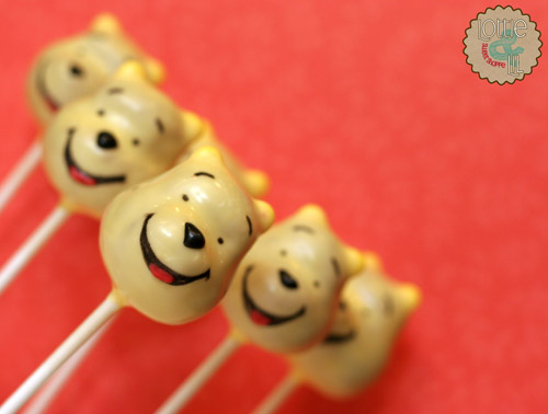 Winnie The Pooh Cake Pops