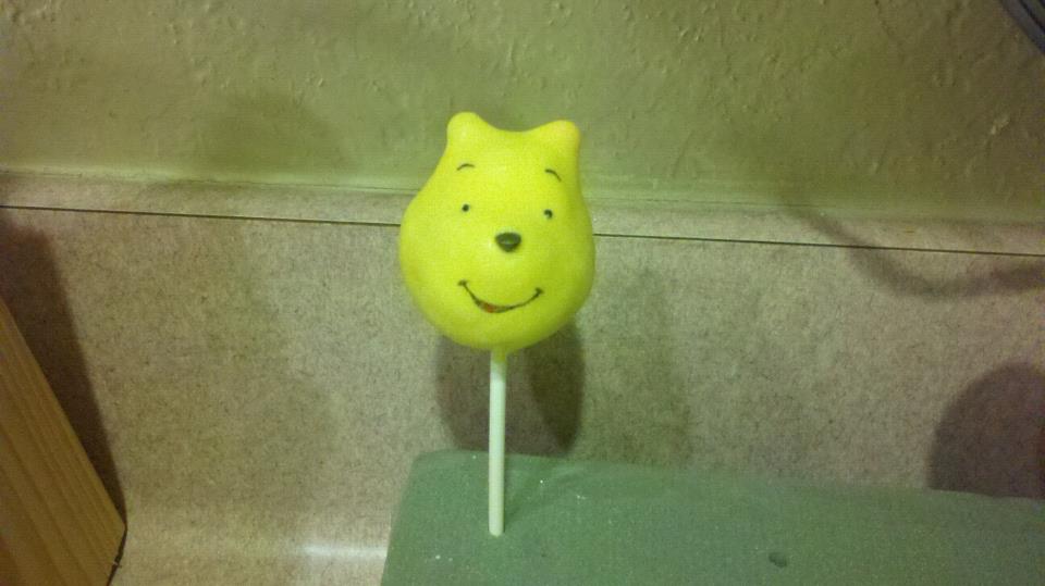 Winnie The Pooh Cake Pops