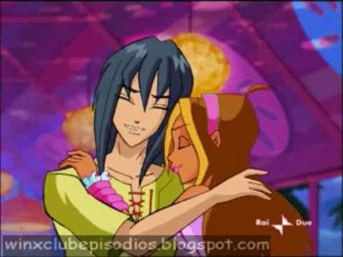 Winx Club Flora And Helia Kiss