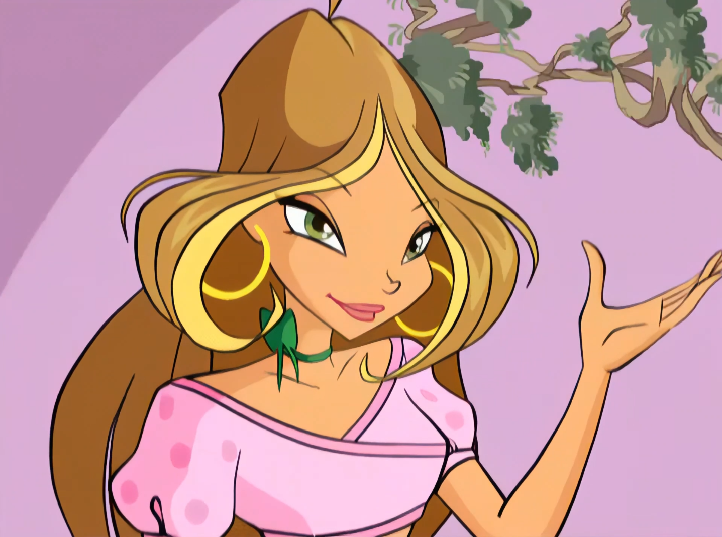 Winx Club Flora And Helia Kiss