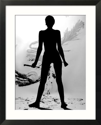 Woman Silhouette Painting