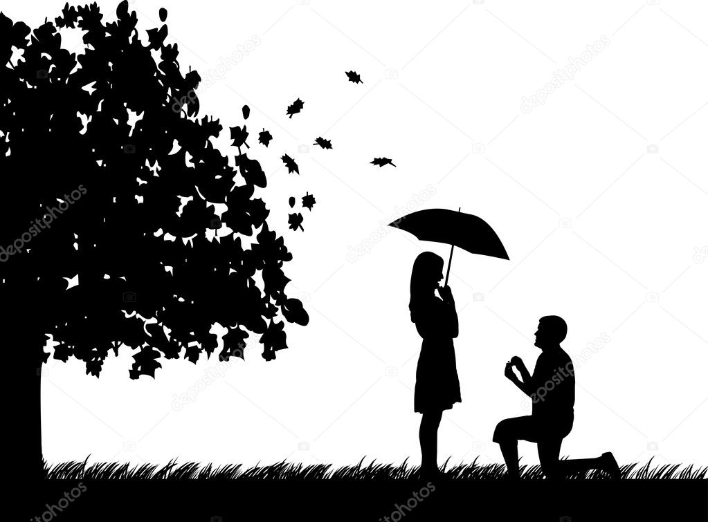 Woman Silhouette Standing