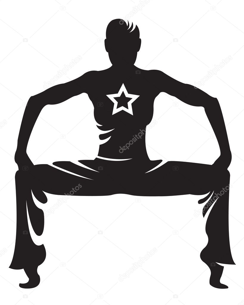 Woman Silhouette Standing