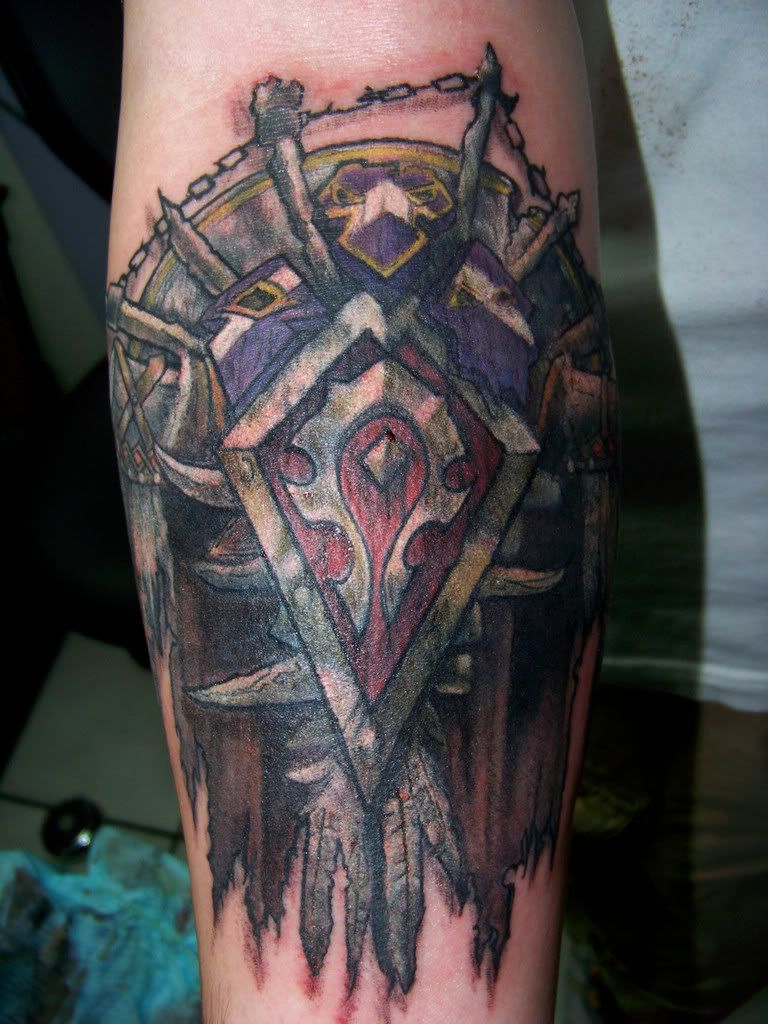 World Of Warcraft Logo Tattoo