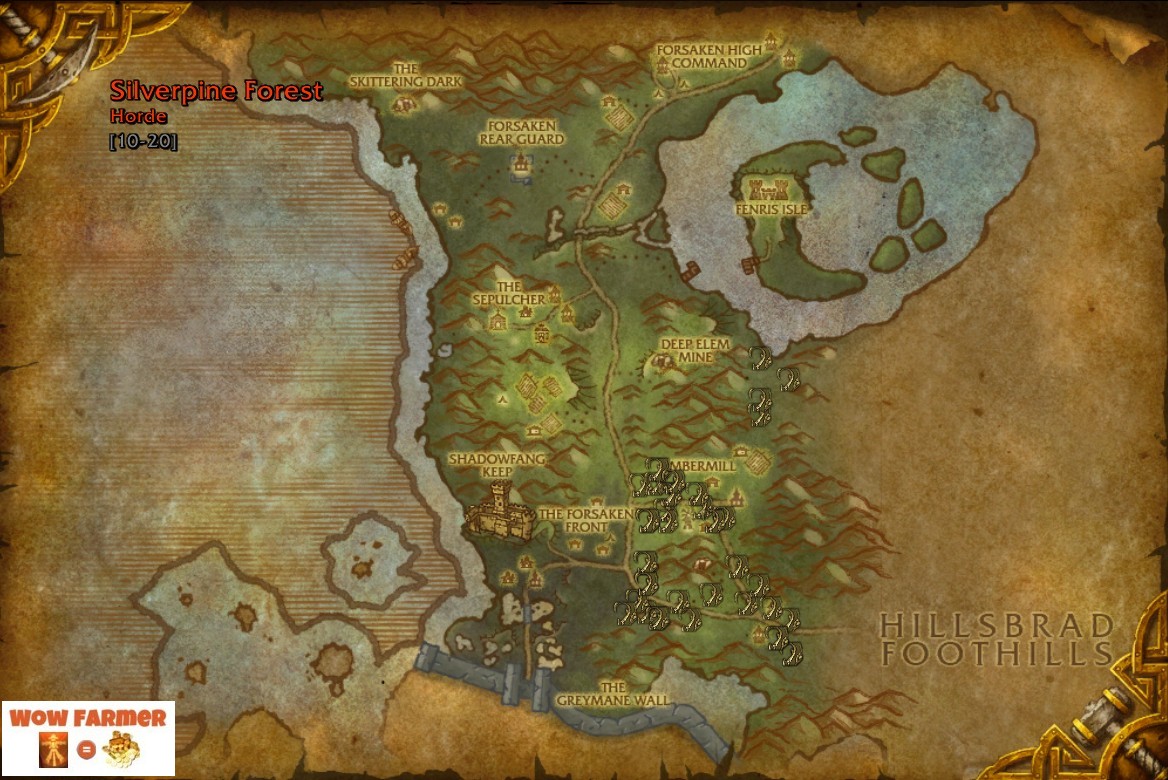 World Of Warcraft Map Eastern Kingdoms