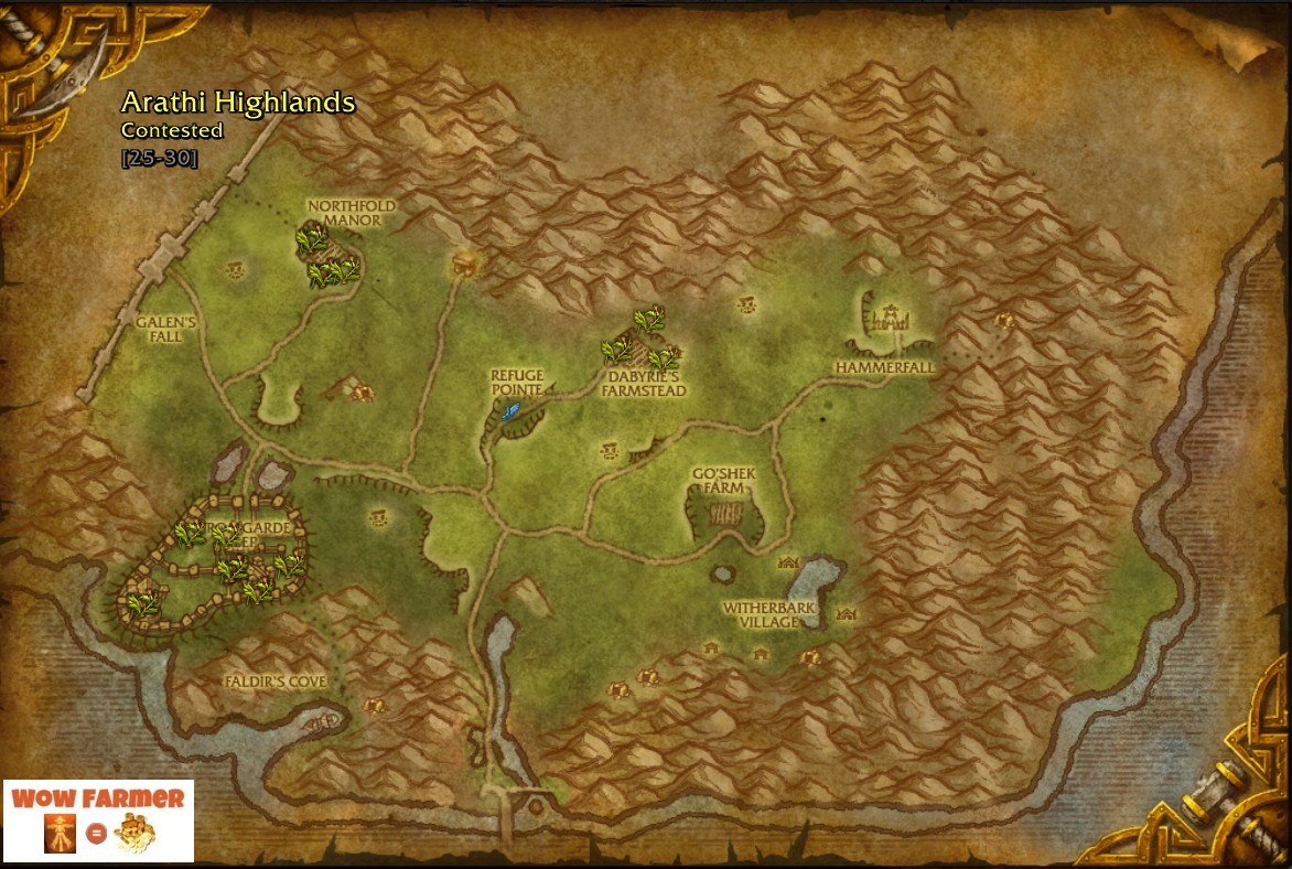 World Of Warcraft Map Eastern Kingdoms