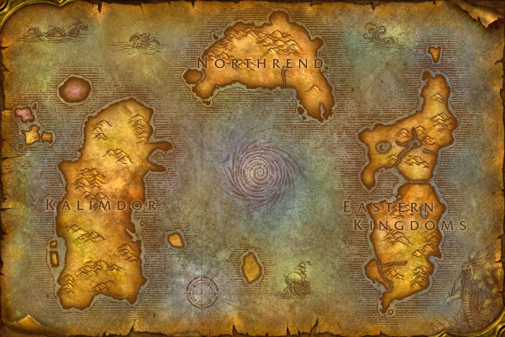 World Of Warcraft Map Outland
