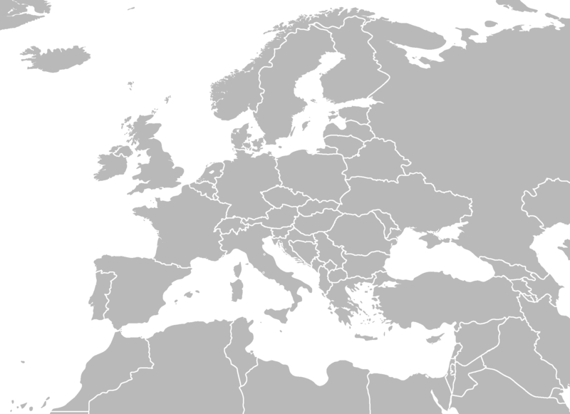 World War 1 Map Blank