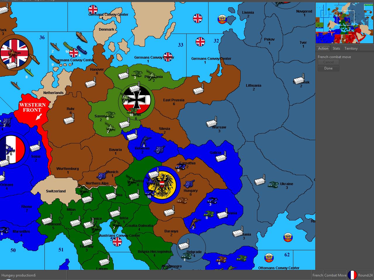 World War 1 Maps Allies