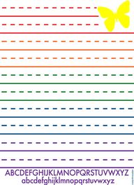 Writing Paper Template With Picture Space